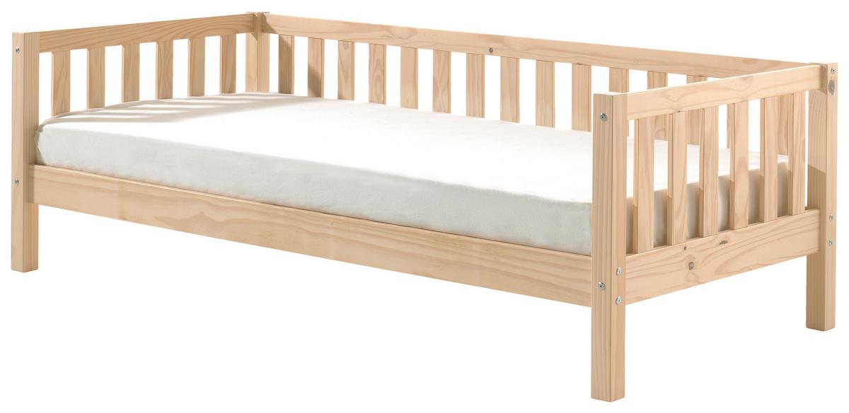 Kinder-/Juniorbett Fritz Naturfarben ca. 90x200 cm - Kieferfarben, MODERN, Holz/Holzwerkstoff (90/200cm) - Vipack