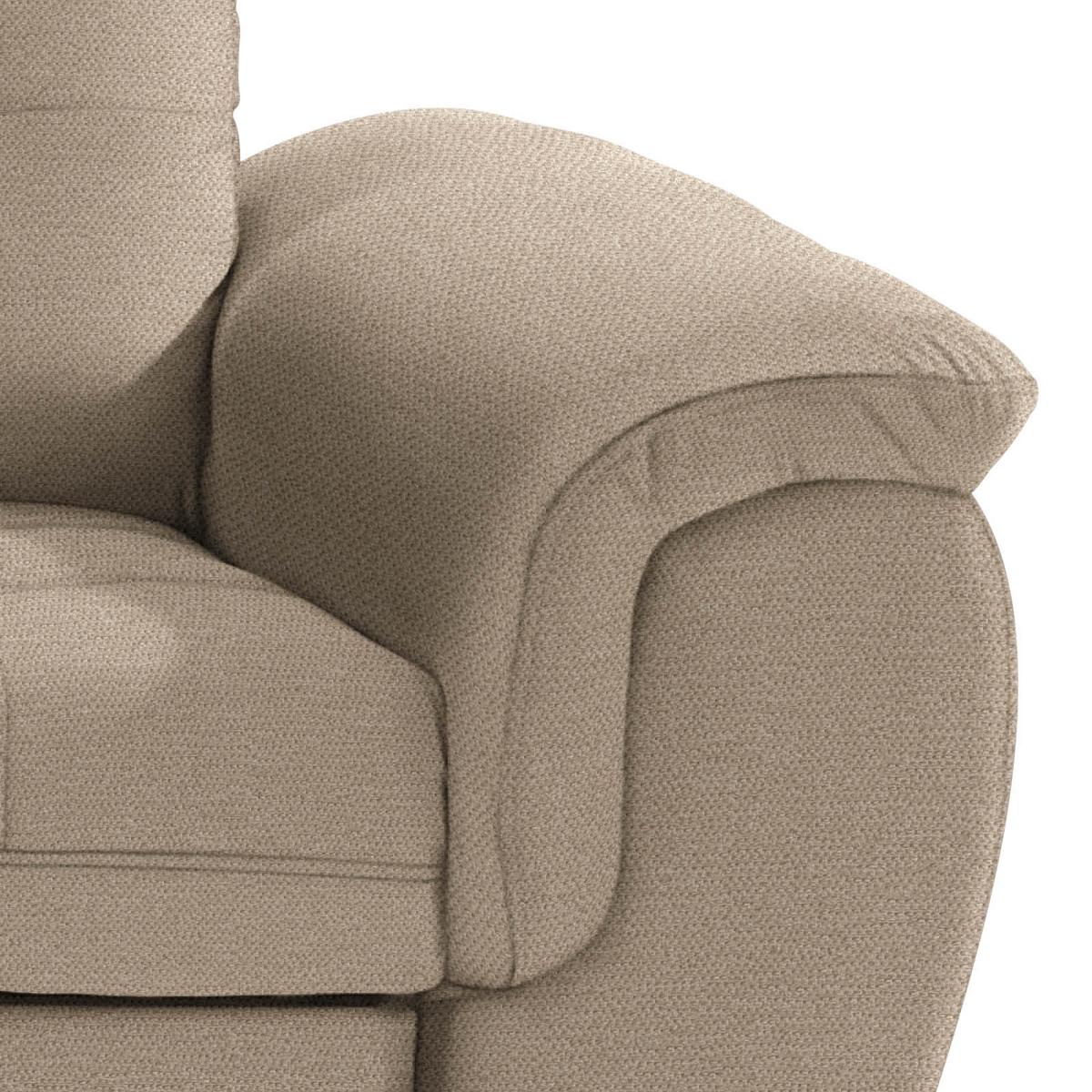 Canapea modulară Falco - maro deschis, Konventionell, textil (183/251cm) - Ondega
