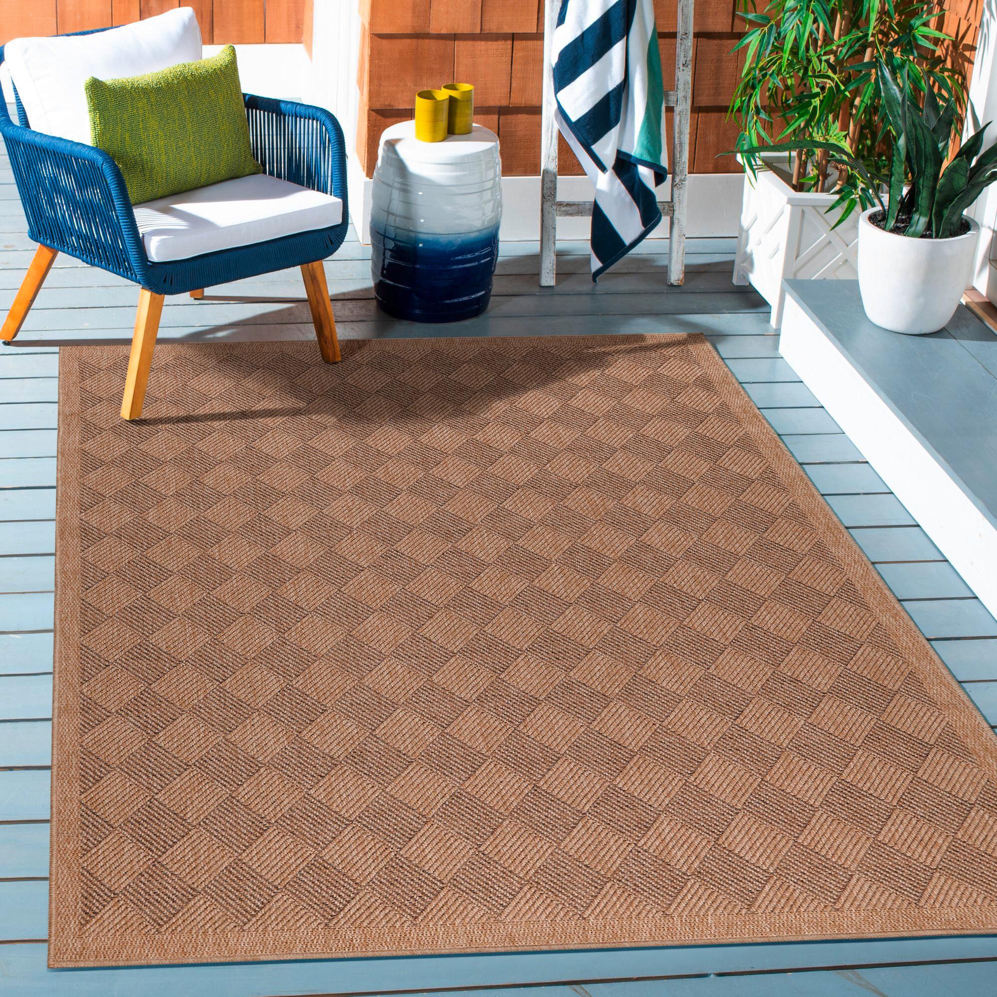 Outdoorteppich Dhaka Beige ca. 120x170cm - Beige, Basics, Textil (120/170cm) - Novel
