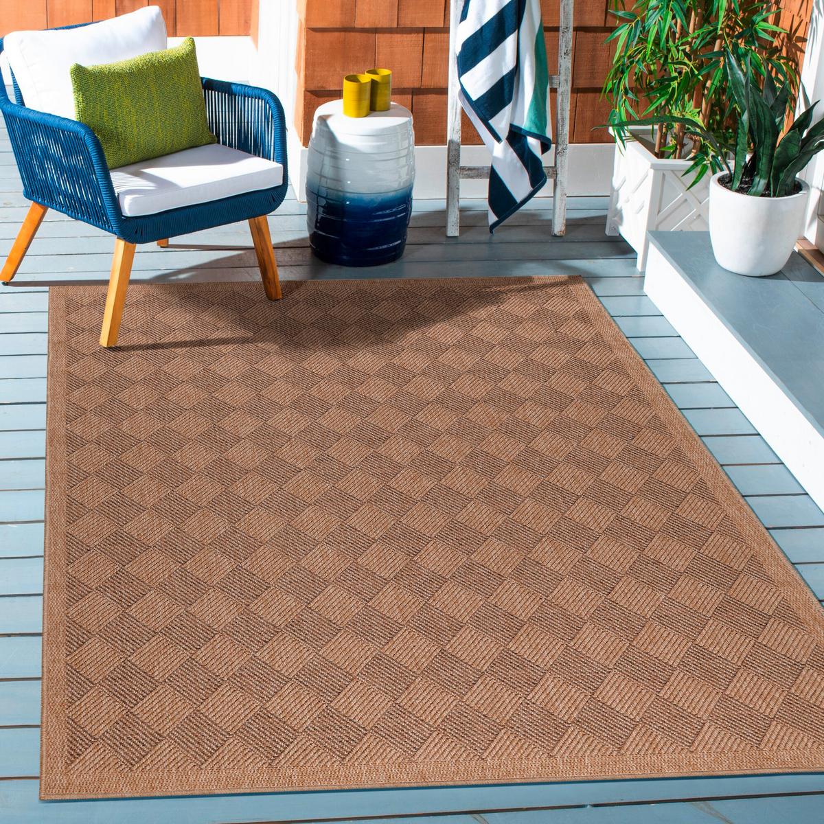 Outdoorteppich Dhaka Beige ca. 200x290cm - Beige, KONVENTIONELL, Textil (200/290cm) - Novel