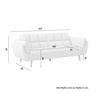 BÄDDSOFFA CORA - cremefärgad/naturfärgad, Modern, trä/textil (214/92/81cm) - Bessagi Home