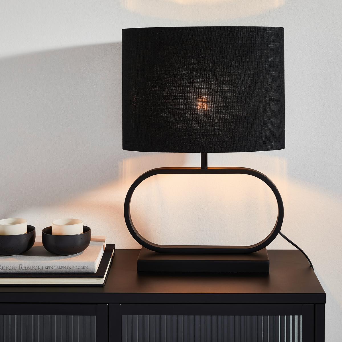 LAMPA STOŁOWA 8196712 - czarny, Trend, metal (37/13/29cm) - Light & Living