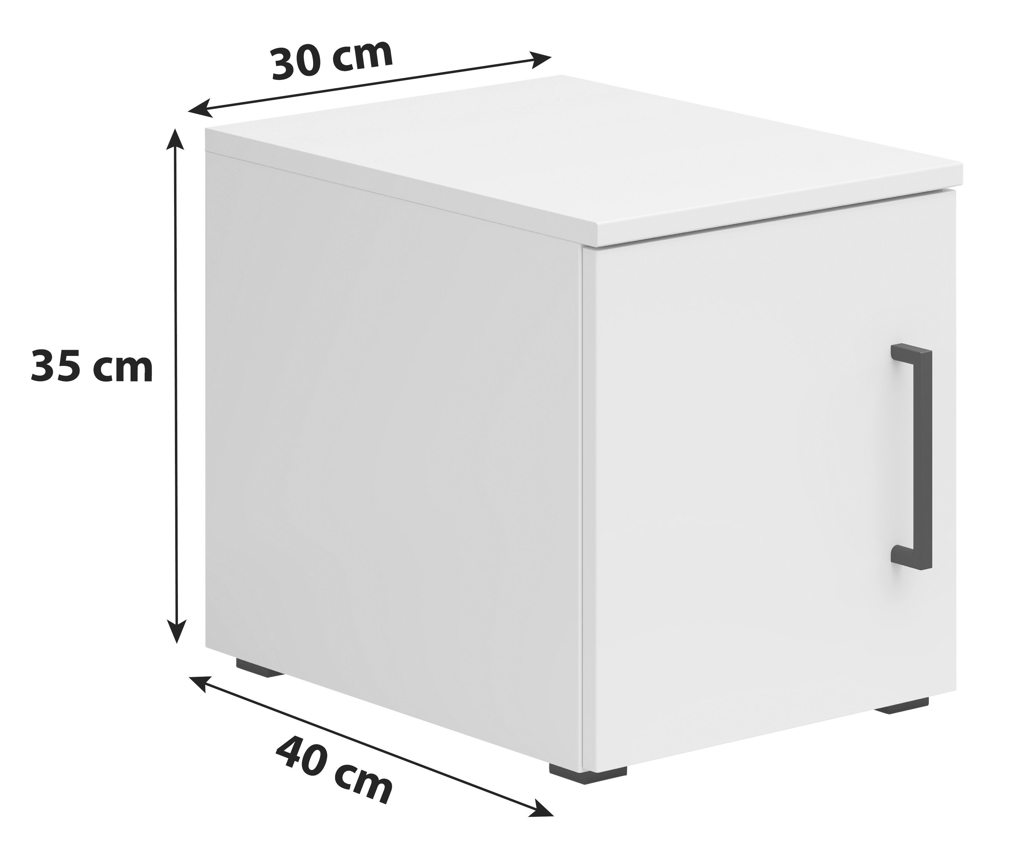 Extensie la dulap MULTI - grafit, Modern, material pe bază de lemn (30/35/40cm) - Modern Living