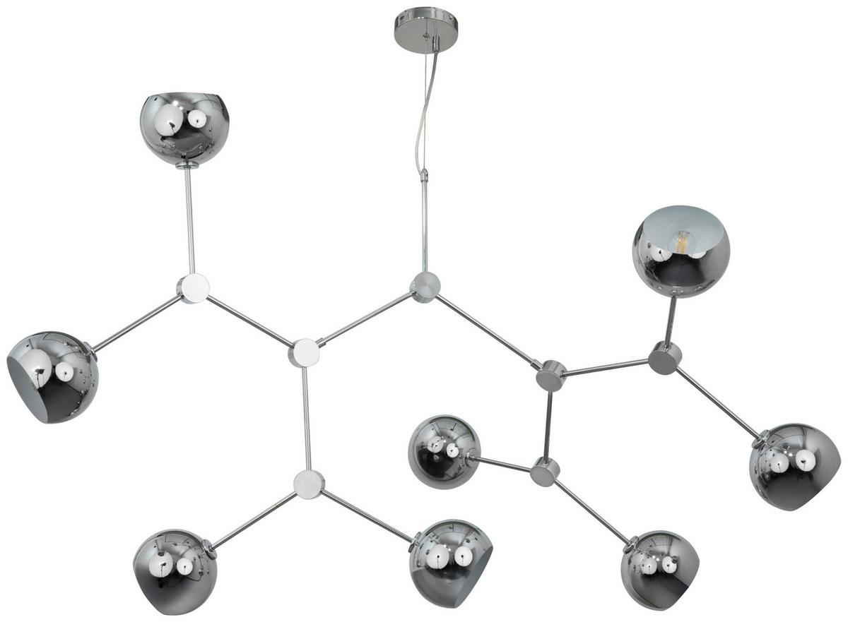 LAMPA WISZĄCA SHARLI - kolor chromowy, Trend, metal (148/110/159cm) - Novel