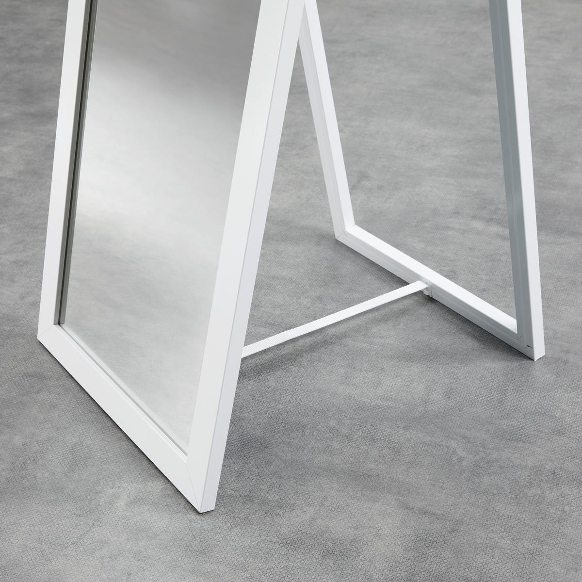 Podno Ogledalo Rio - bijela, Moderno, staklo/drvni materijal (36/156/44cm) - Modern Living