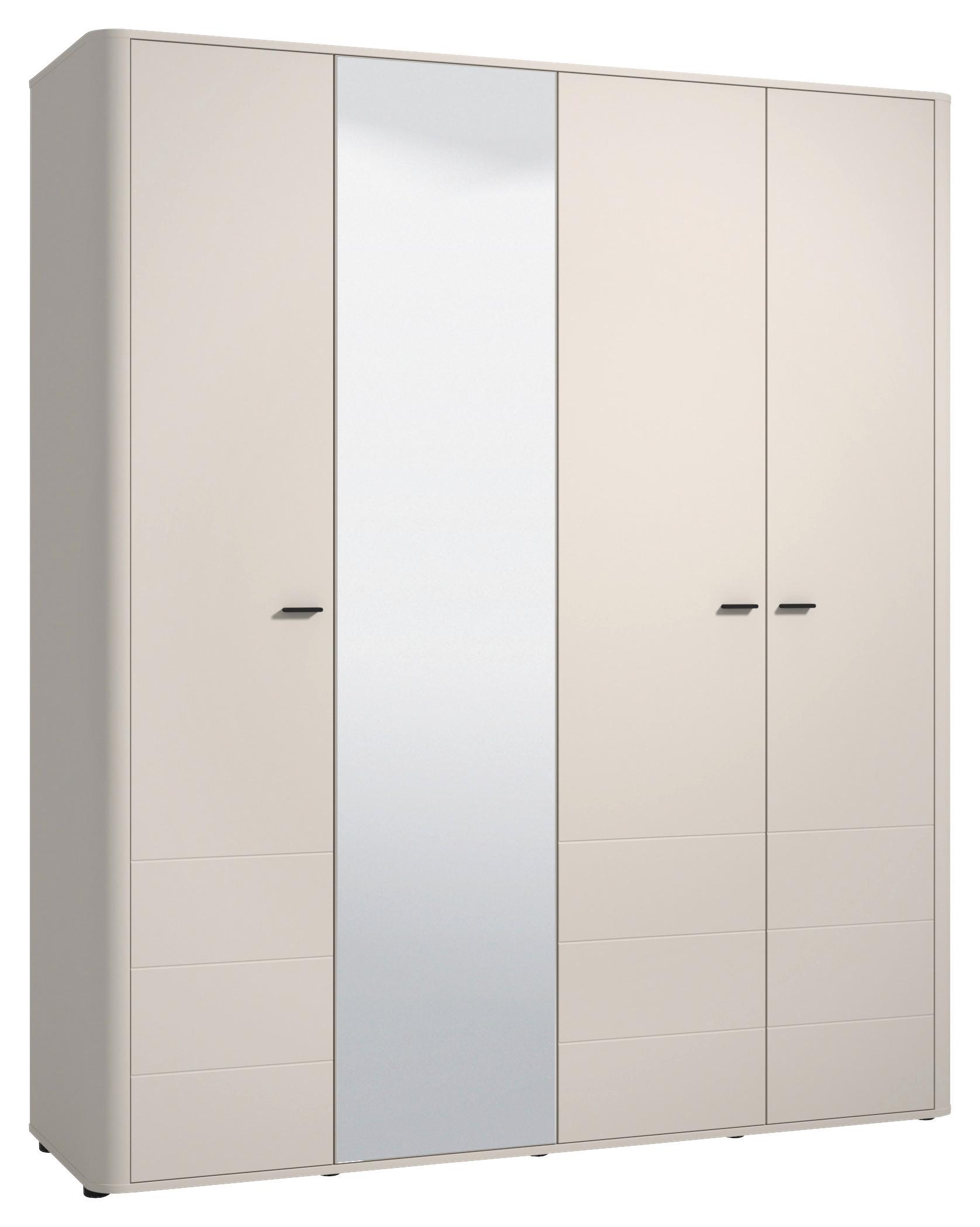 GARDEROB MED GÅNGJÄRNSDÖRRAR CASHMIRA -TOP- - kashmir, Trend, trämaterial (180/211/57cm) - Mömax