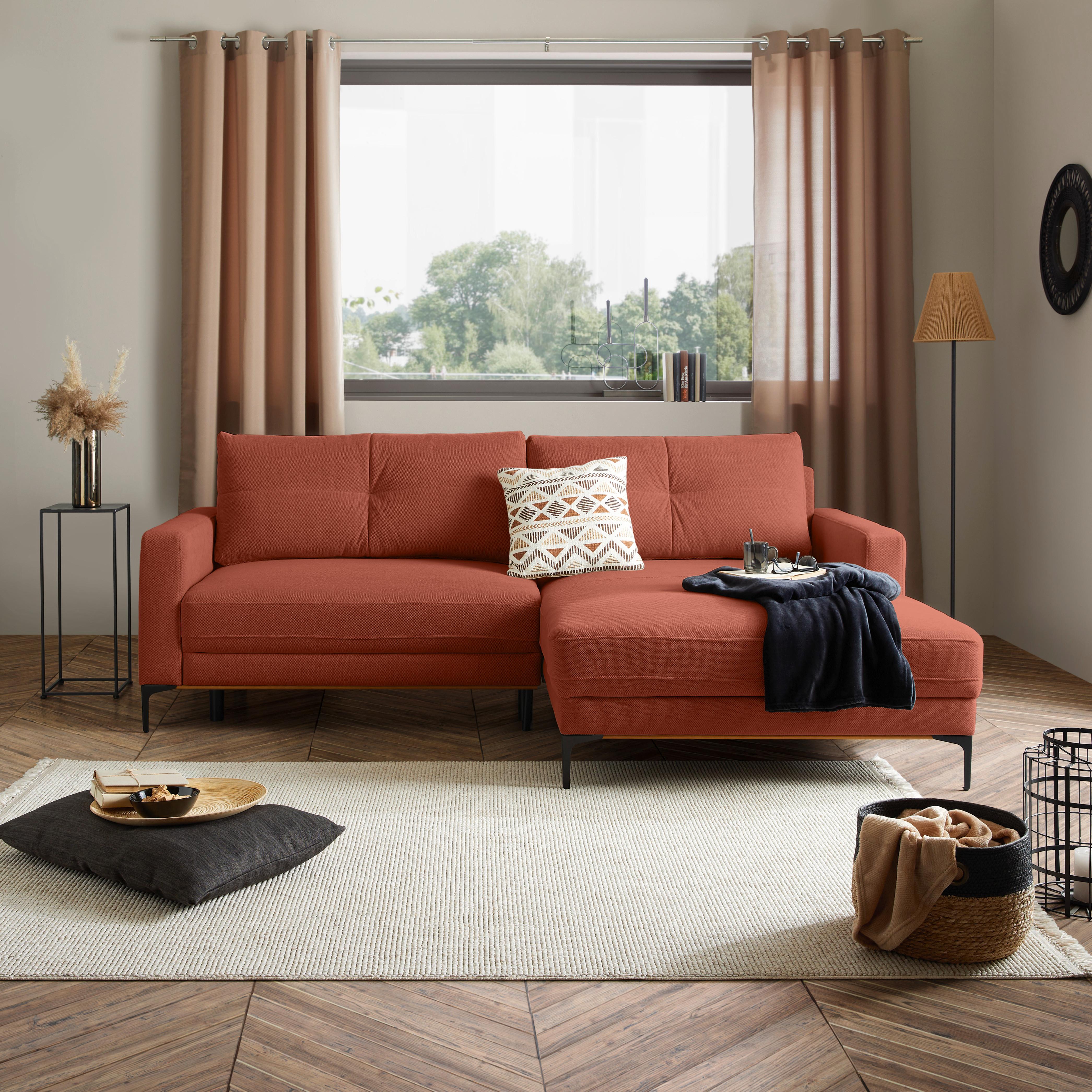 Coltar BERGAMO - ruginiu, Modern, textil (238/162cm) - Mömax
