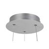 LED-HÄNGLAMPA SILVI - silver, Modern, metall/plast (50/50/120cm) - Mömax