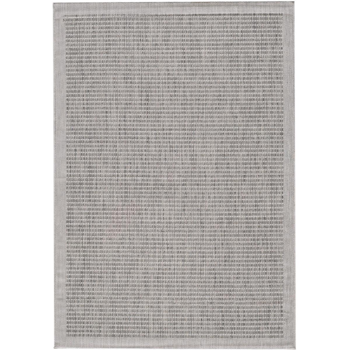 Outdoorteppich Giza Grau ca. 120x170cm - Grau, Basics, Textil (120/170cm) - Novel
