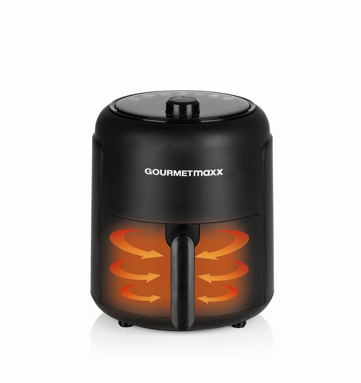FRYTKOWNICA BEZTŁUSZCZOWA 12251 - czarny, Basics, tworzywo sztuczne (30,4/22,8/27,9cm) - GOURMETMAXX