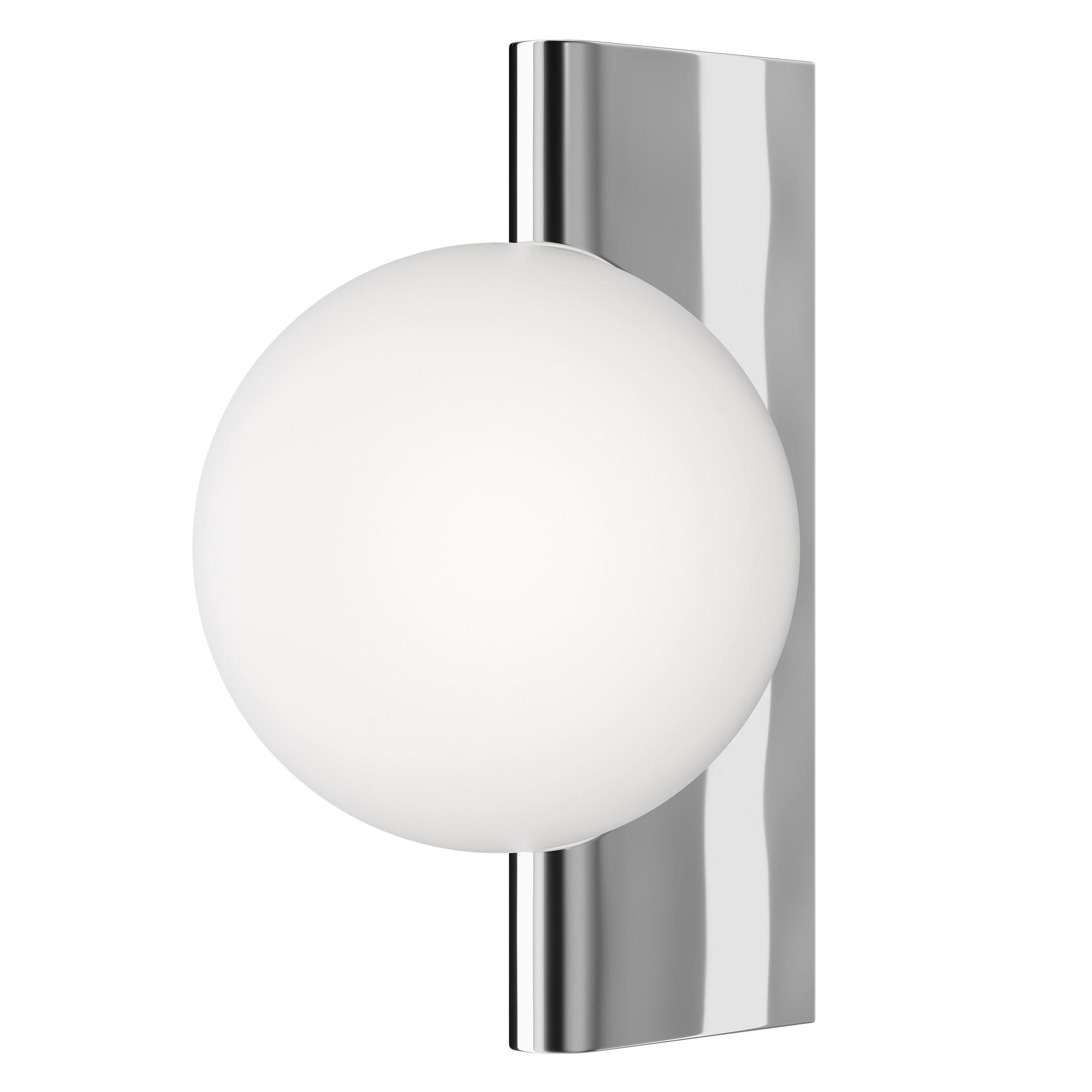WANDLEUCHTE AVANT-GARDE - Chromfarben/Weiss, Trend, Glas/Metall (18/30/21,5cm) - MAYTONI