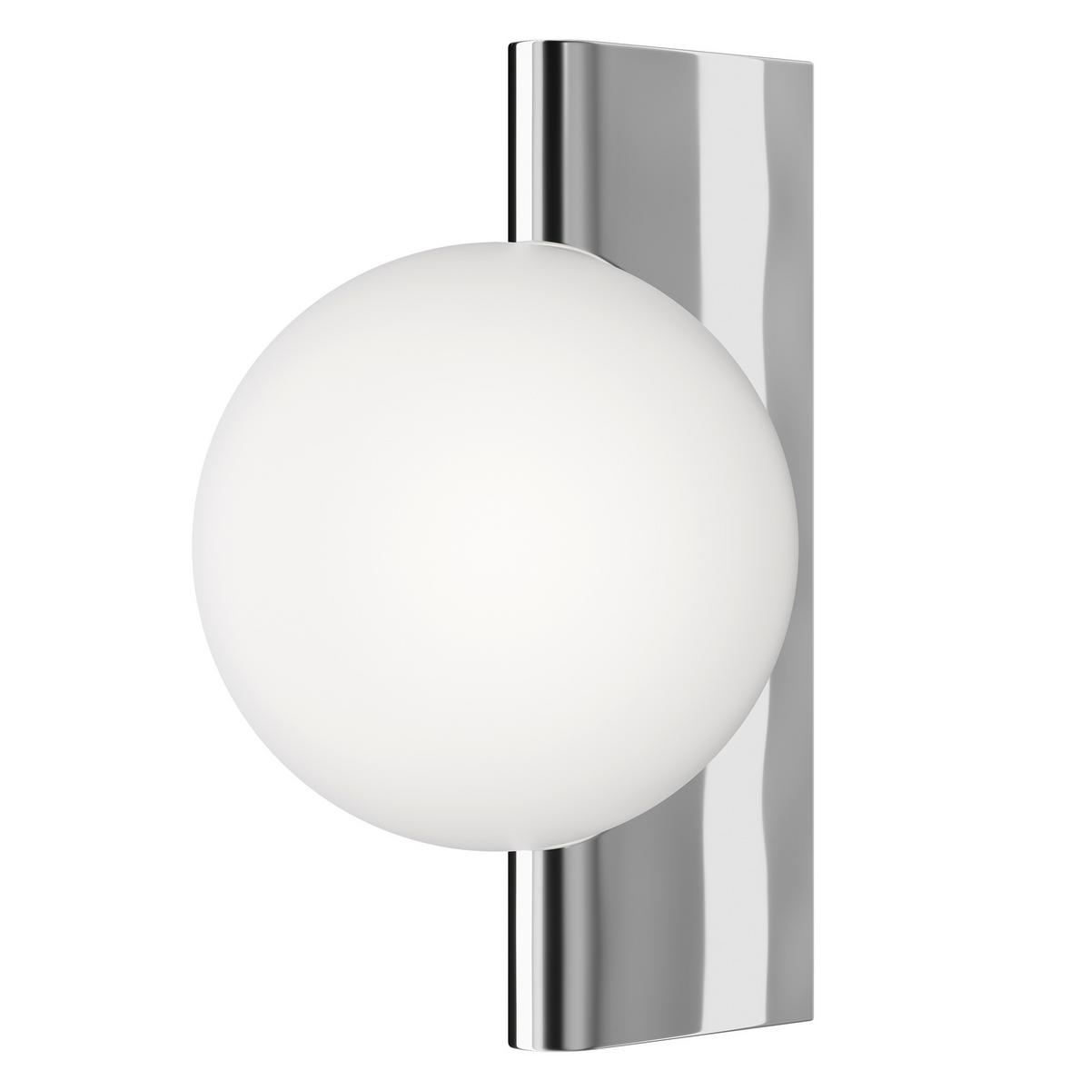 WANDLEUCHTE AVANT-GARDE - Chromfarben/Weiss, Trend, Glas/Metall (18/30/21,5cm) - MAYTONI