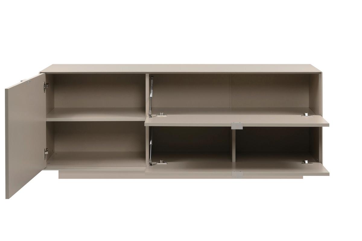 KOMODA NISKA SIVAS 57A LOWBOARD - kolor piaskowy, Design, materiał drewnopochodny/tworzywo sztuczne (160/62/37,5cm) - MID.YOU