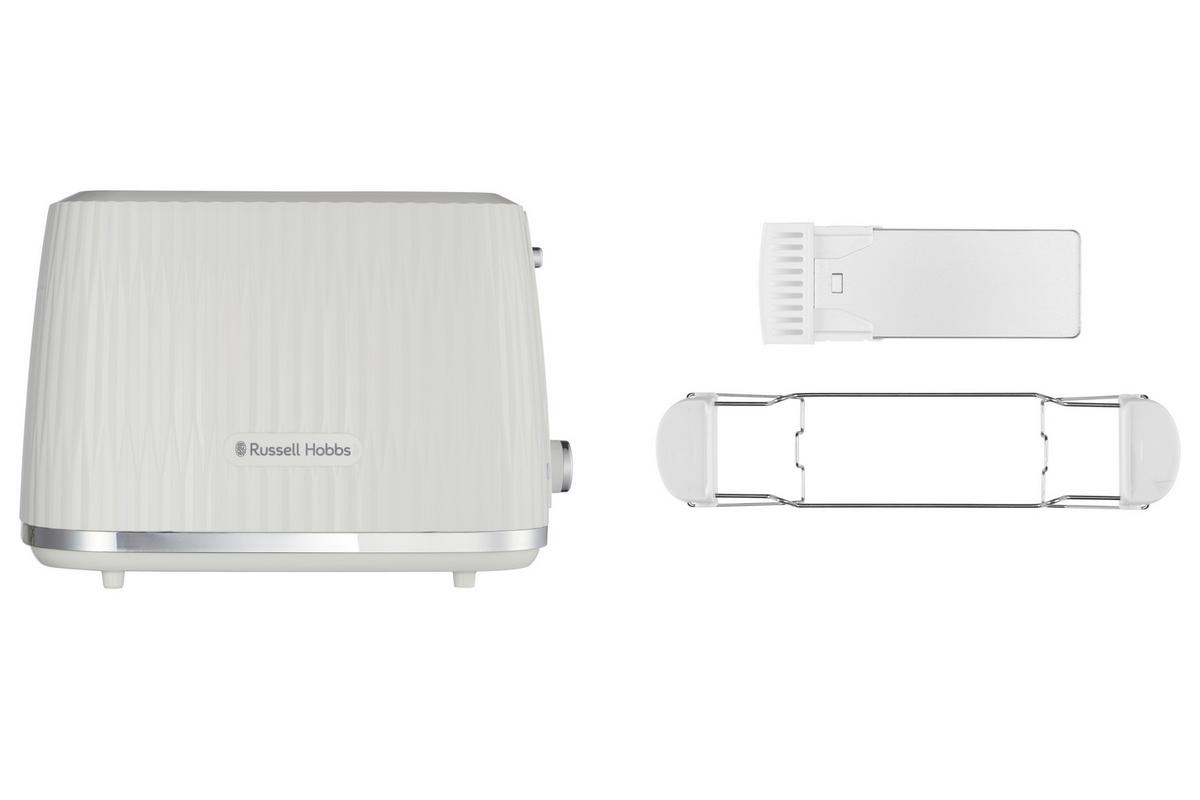 Kenyérpirító Russell Hobbs Eden - fehér, Modern, műanyag (32,8/20,8/21,2cm) - Russell Hobbs