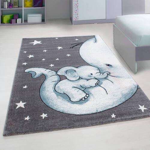 Kinderteppich Kids Blau ca. 200x290cm - Blau, Trend, Textil (200/290cm) - Ben'n'jen