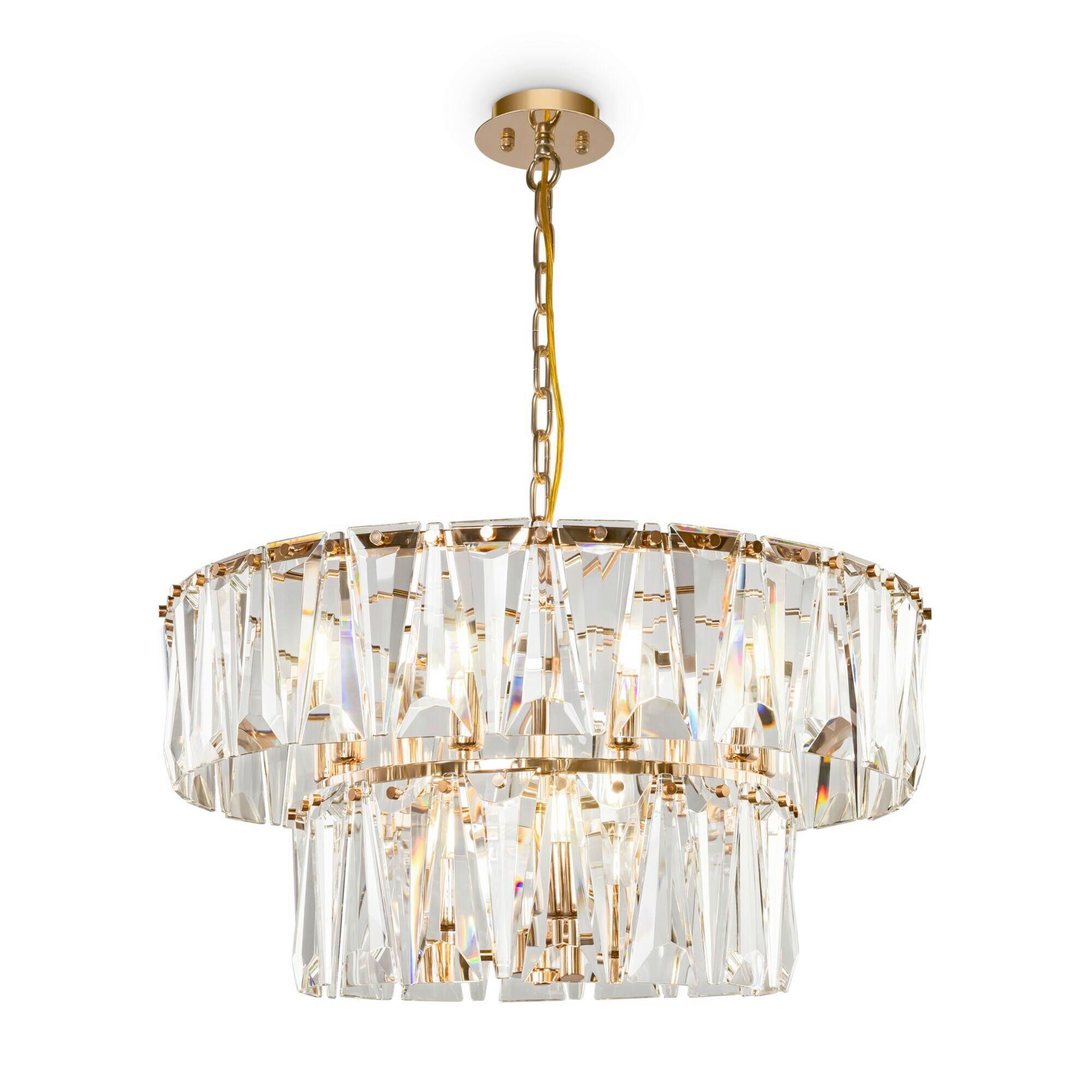 PENDELLEUCHTE PUNTES - Goldfarben, Trend, Metall (68/37/68cm) - MAYTONI