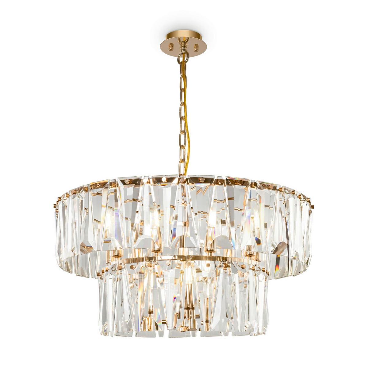PENDELLEUCHTE PUNTES - Goldfarben, Trend, Metall (68/37/68cm) - MAYTONI