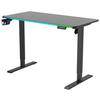 GAMINGTAFEL JACK - Zwart, Modern, Houtcomposiet/Kunststof (120/70-115/60cm) - Mömax