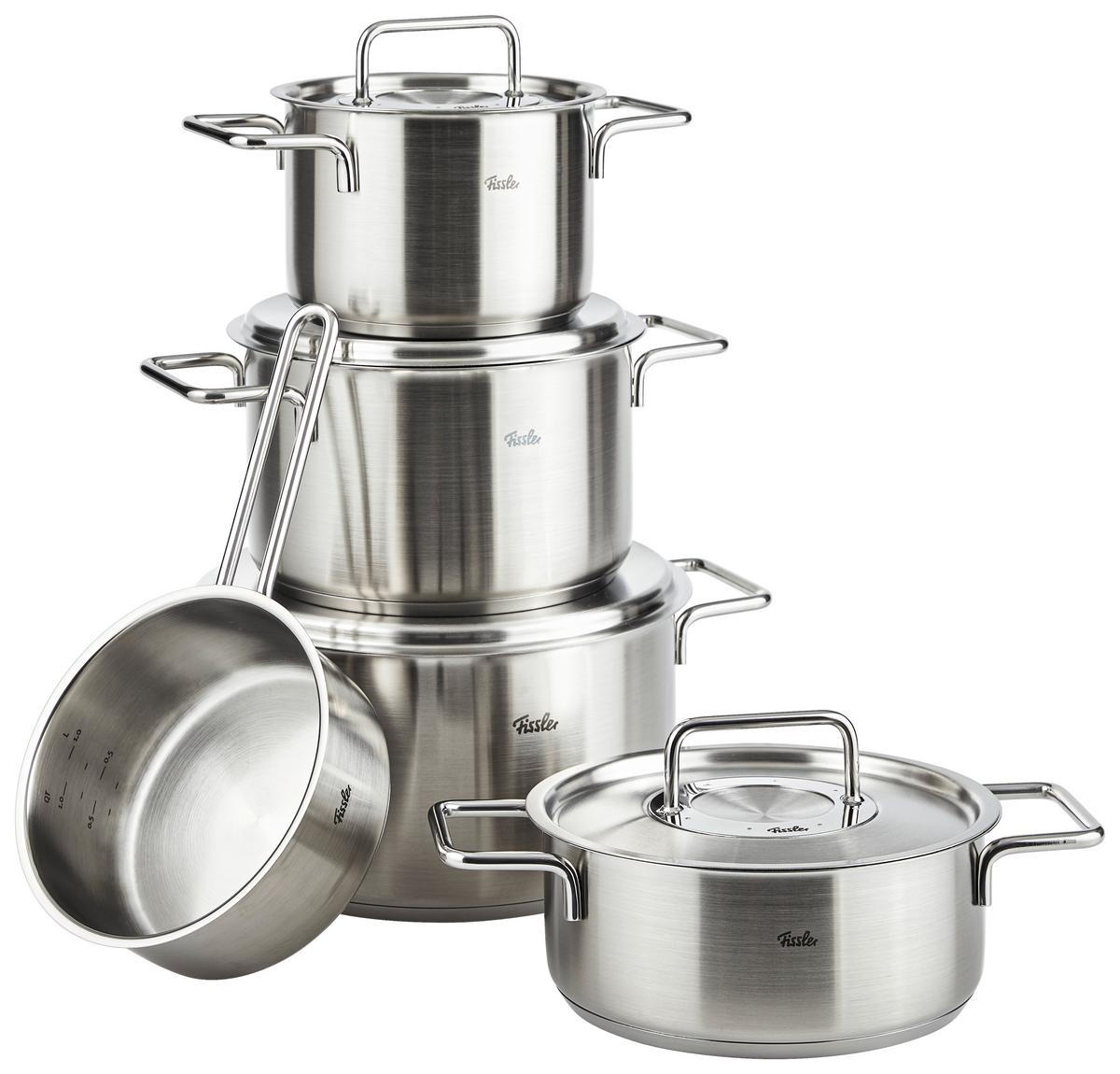 ZESTAW GARNKÓW 086-114-05-000/0 FISSLER - kolor srebrny, Basics, metal - Fissler
