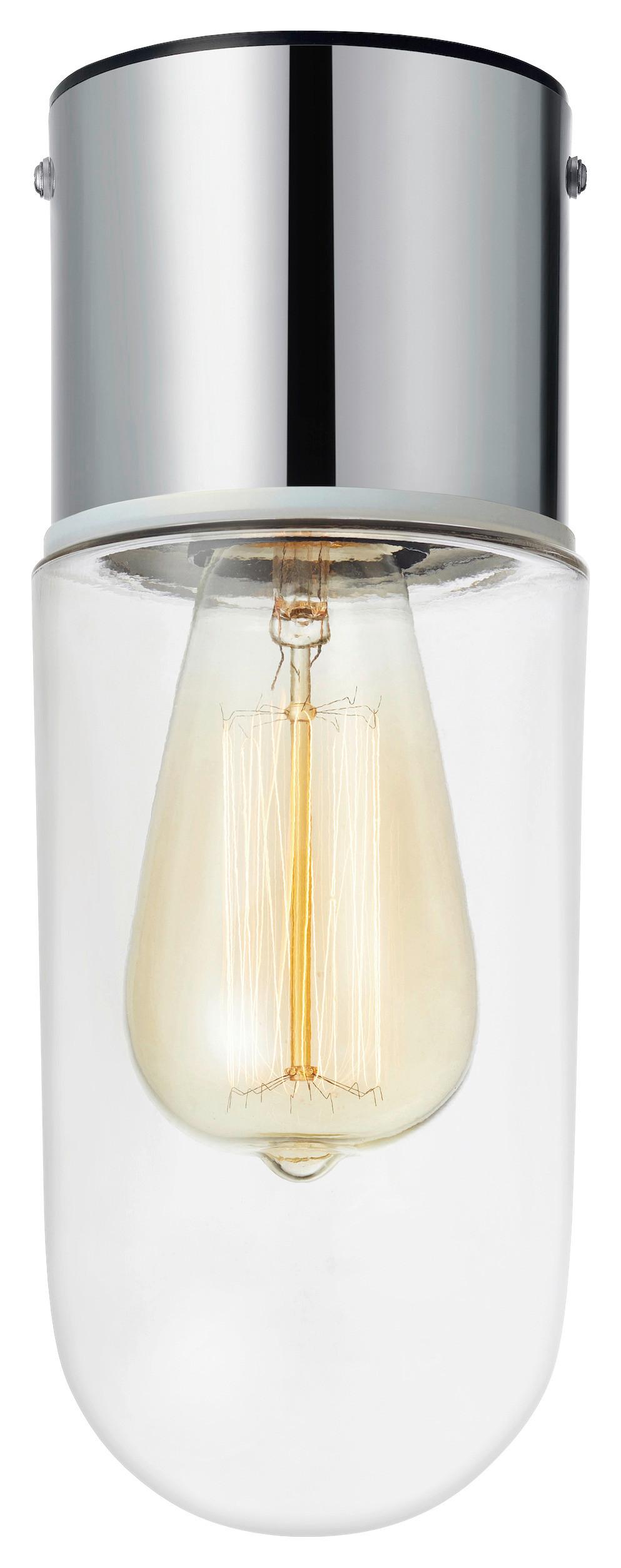 Deckenleuchte Zen max. 15 Watt - Klar/Chromfarben, Basics (10/10/26cm) - Markslöjd