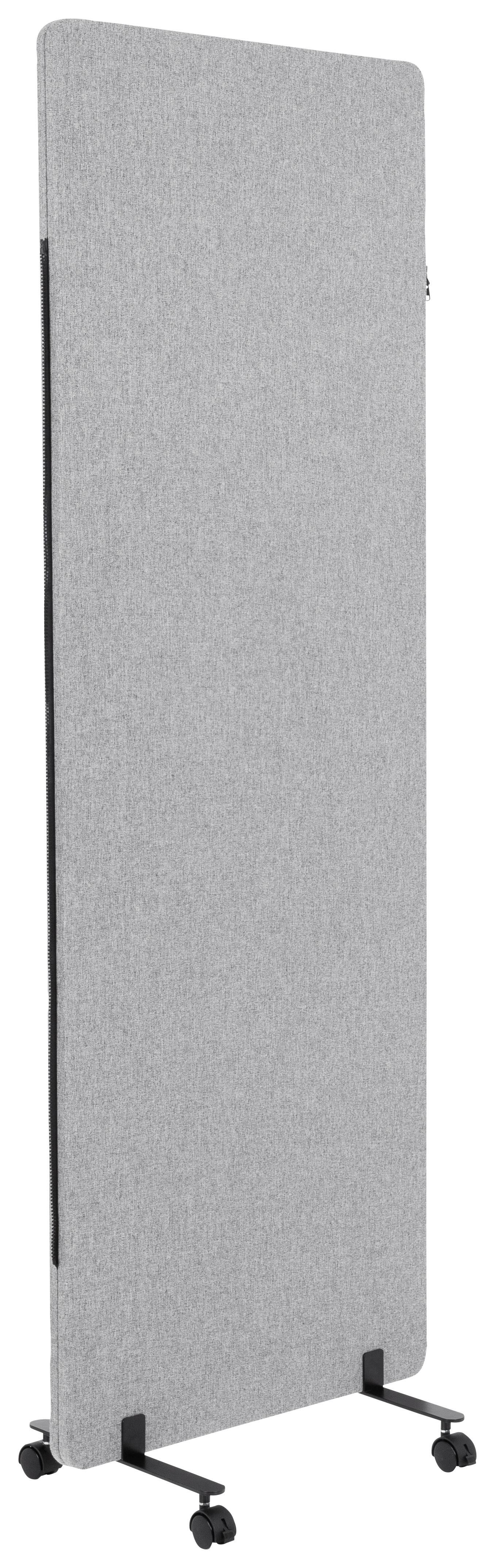 Pregradna Stena Flexmiut, Svetlo Siva - svetlo siva, Basics, kovina/umetna masa (60/177/3cm) - MID.YOU