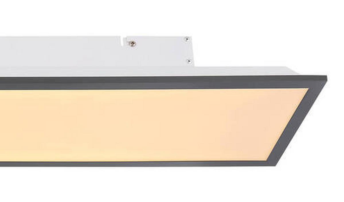 LED-Deckenleuchte Doro max. 24 Watt - Opal/Graphitfarben, Basics, Kunststoff/Metall (80/20/7,5cm)