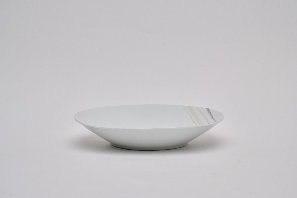 SERWIS OBIADOWO-ŚNIADANIOWY 12025 - beżowy/biały, Basics, ceramika - Novel