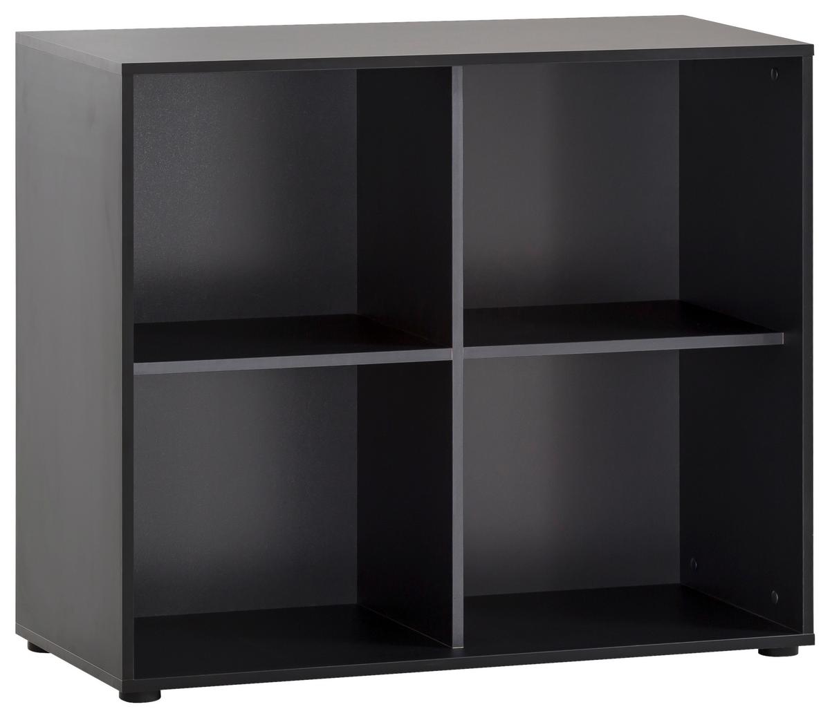 Regal Aino U 1000 R Schwarz - Schwarz, MODERN, Holzwerkstoff (100,1/83,6/41cm) - MID.YOU