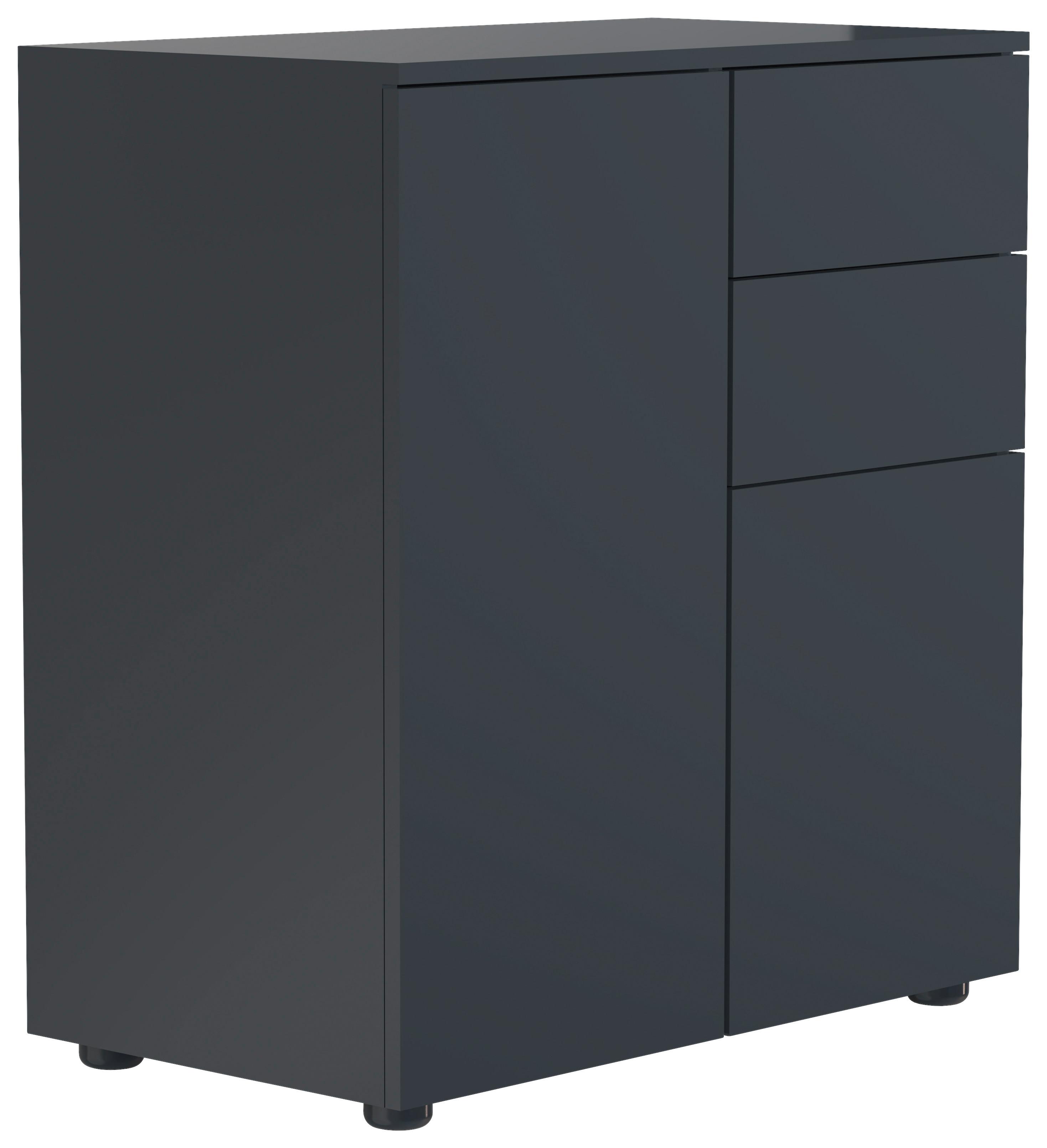 Kommode DALOSA Anthrazit ca. 70x77x39 cm - Anthrazit, MODERN, Holzwerkstoff/Kunststoff (70/77/39cm) - MID.YOU