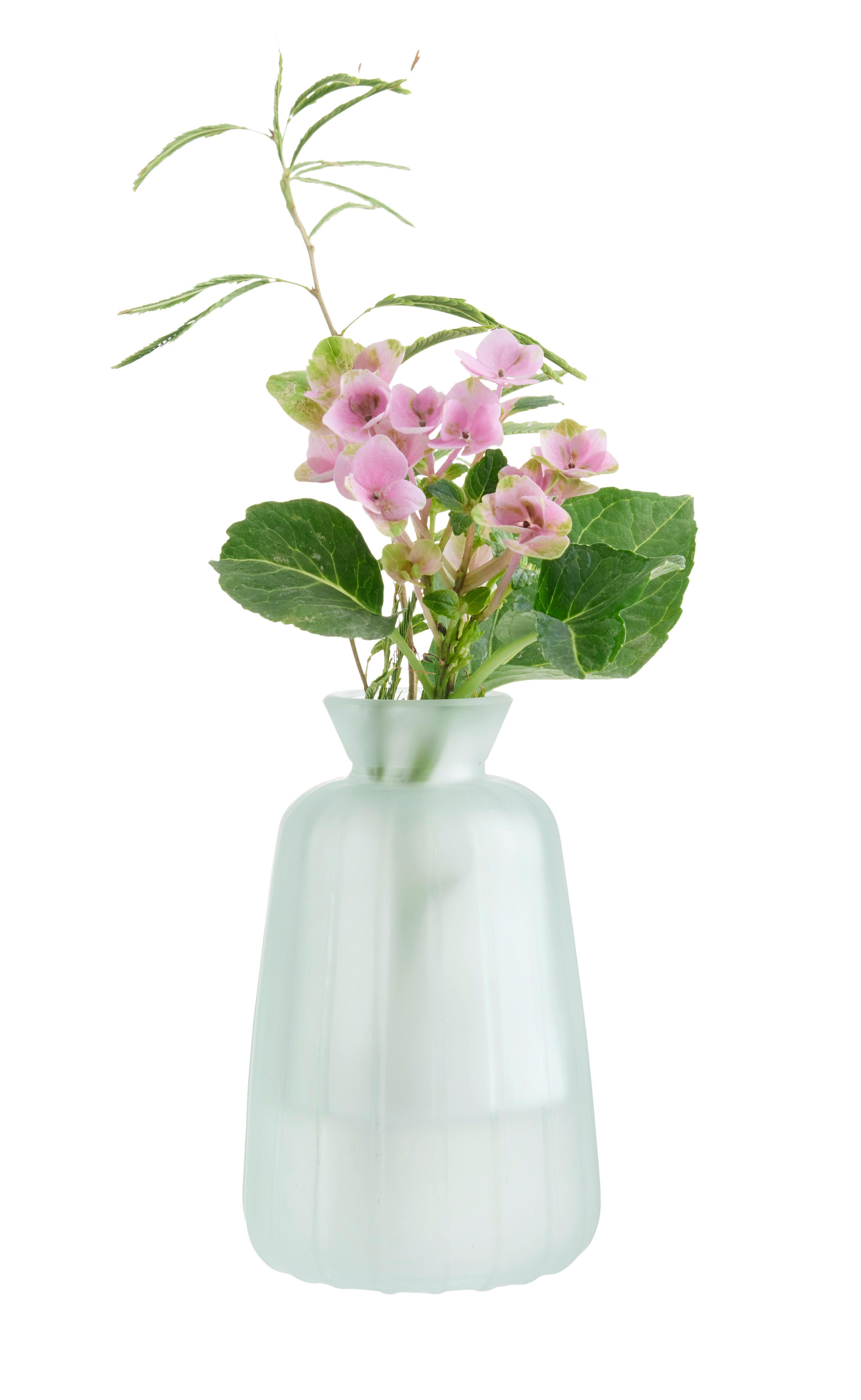 Váza Jil - zsályazöld, Konventionell, Üveg (7/12cm) - Modern Living