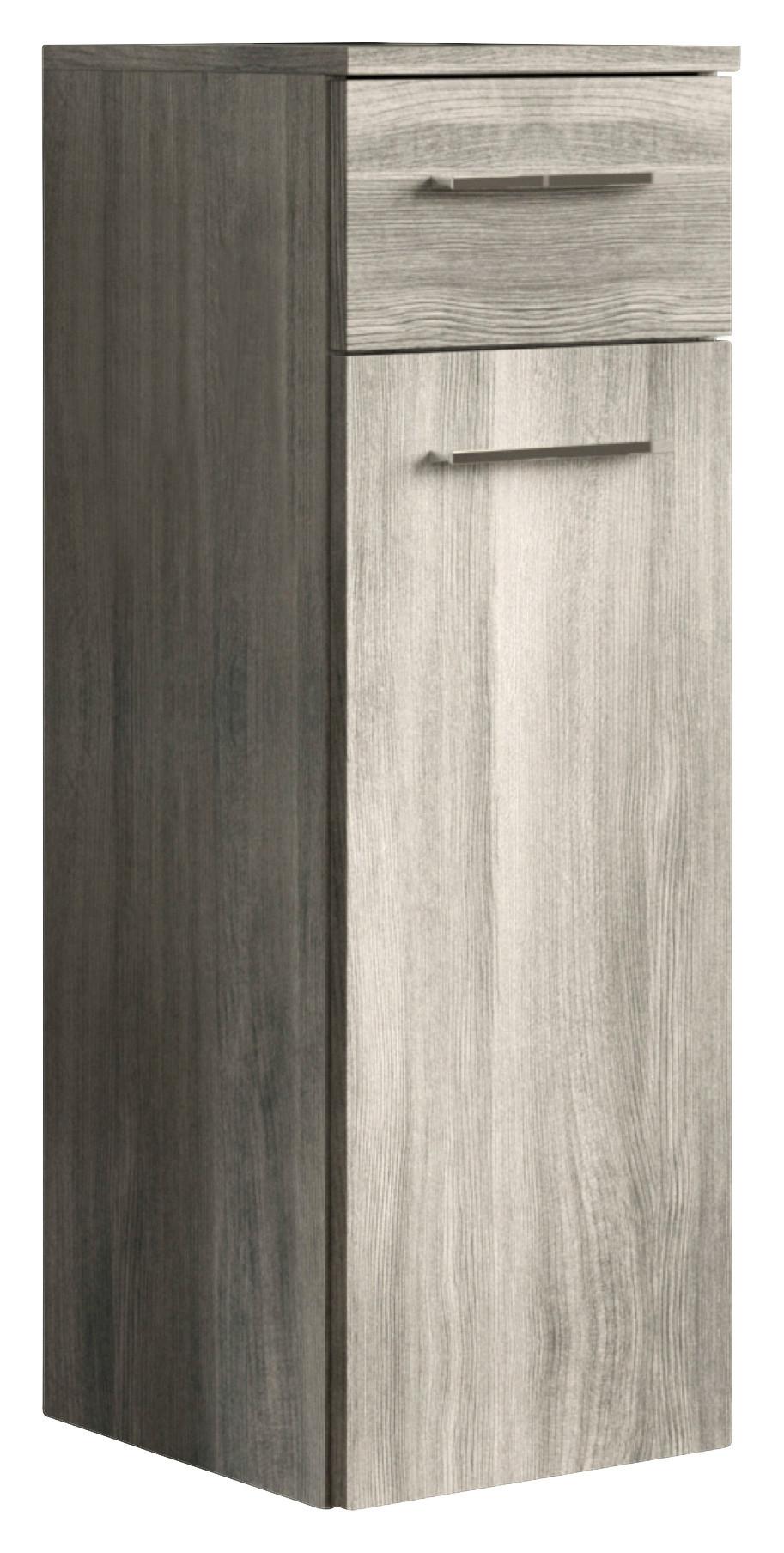 Unterschrank York ca. 30x85x31 cm Rauchsilber - MODERN, Holzwerkstoff/Kunststoff (30/85/31cm) - MID.YOU