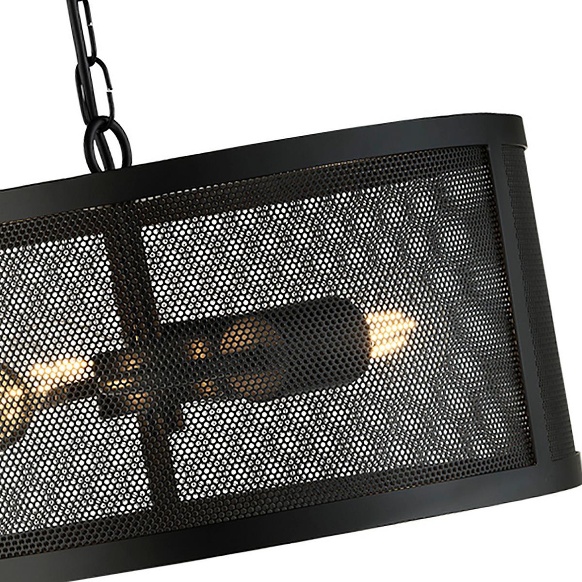 Függőlámpa Fishnet 12483-3bk - fekete, Lifestyle, fém (45/150cm)