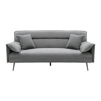 Canapea extensibila LANA - gri închis, Modern, lemn/metal (199/89/95cm) - Bessagi Home