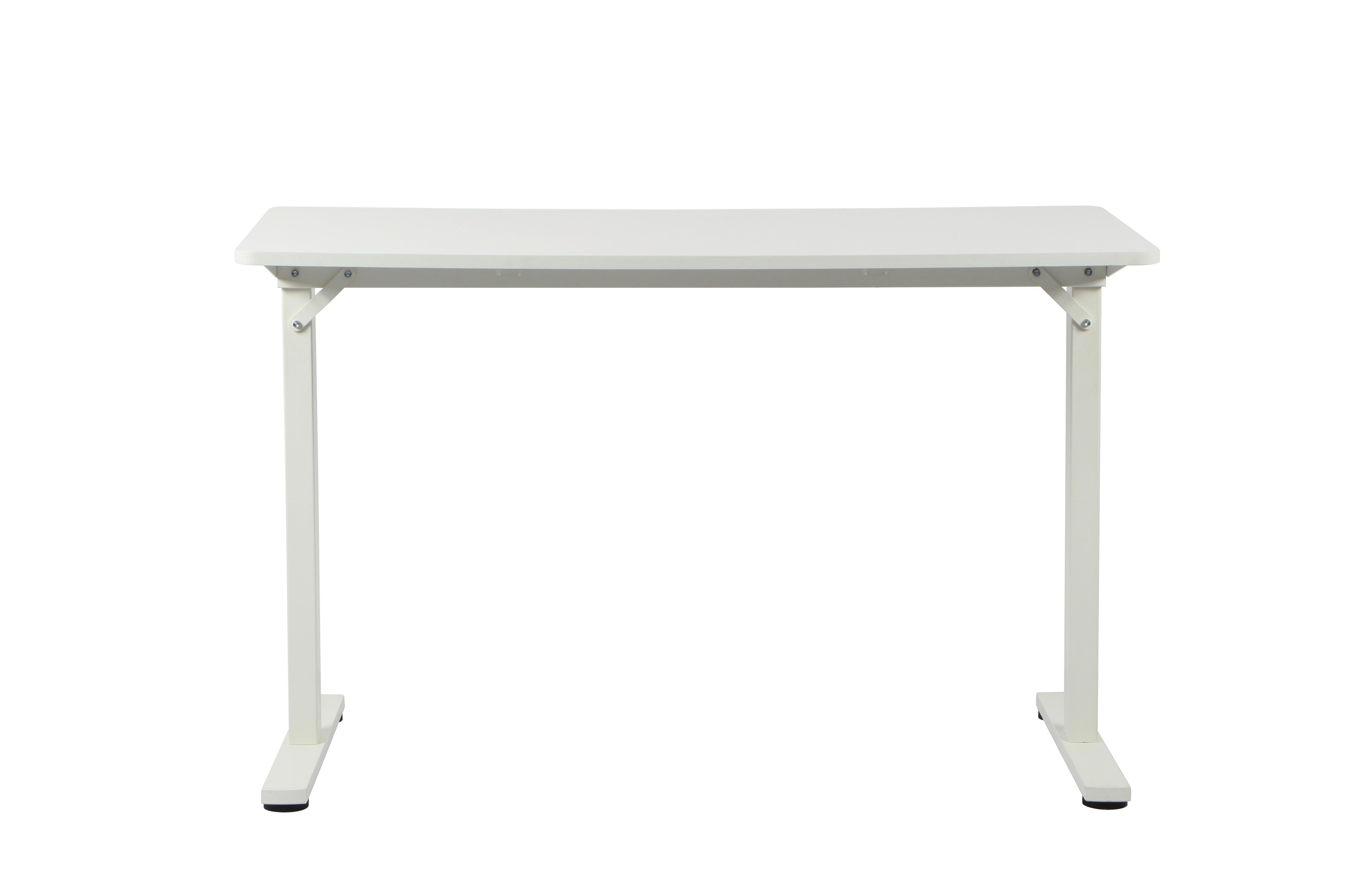 SKRIVBORD JANNIS - vit, Modern, metall/trämaterial (120/60/75cm) - Mömax