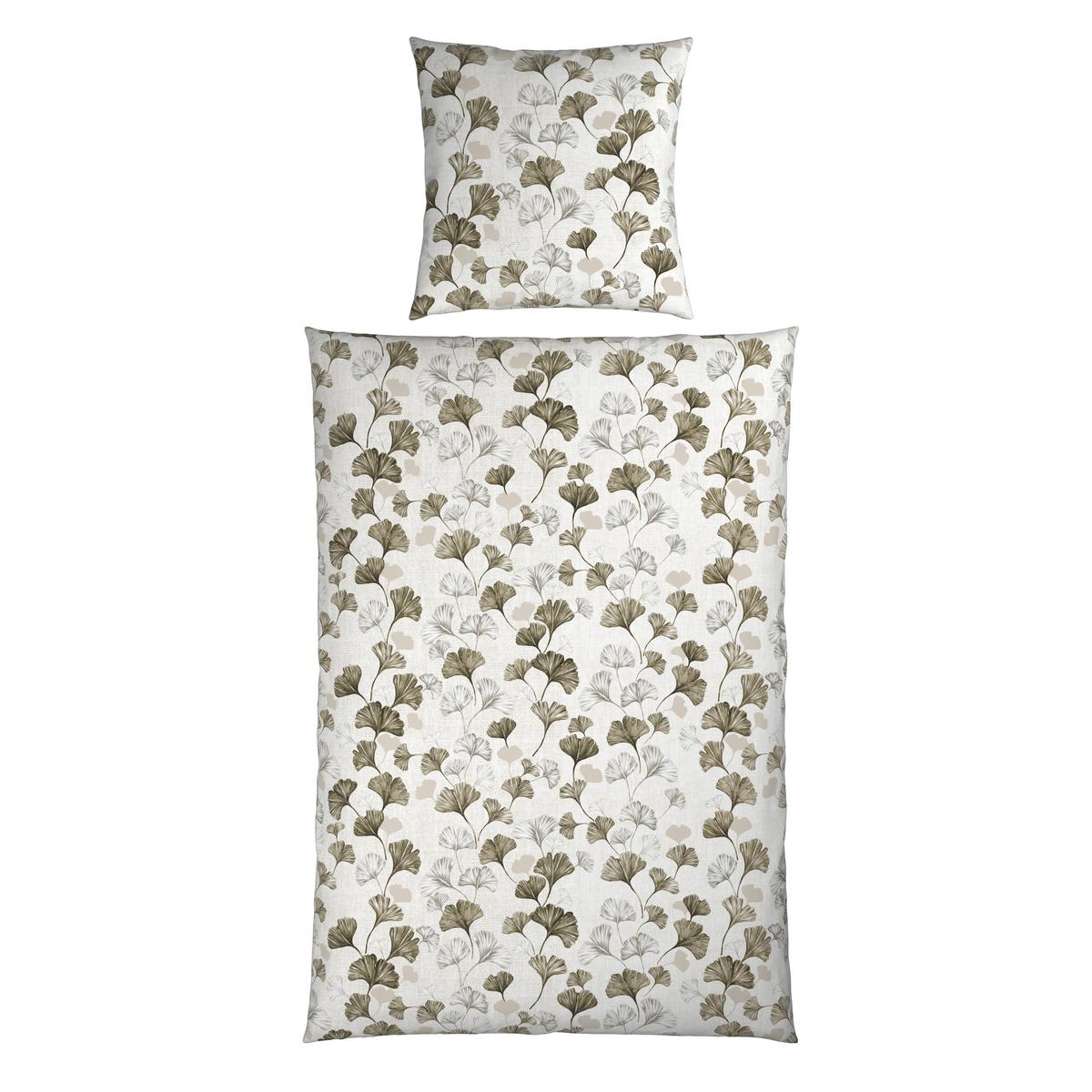 Bettwäsche Yuki Weiß ca. 135x200cm - Weiß, MODERN, Textil (135/200cm) - Mömax