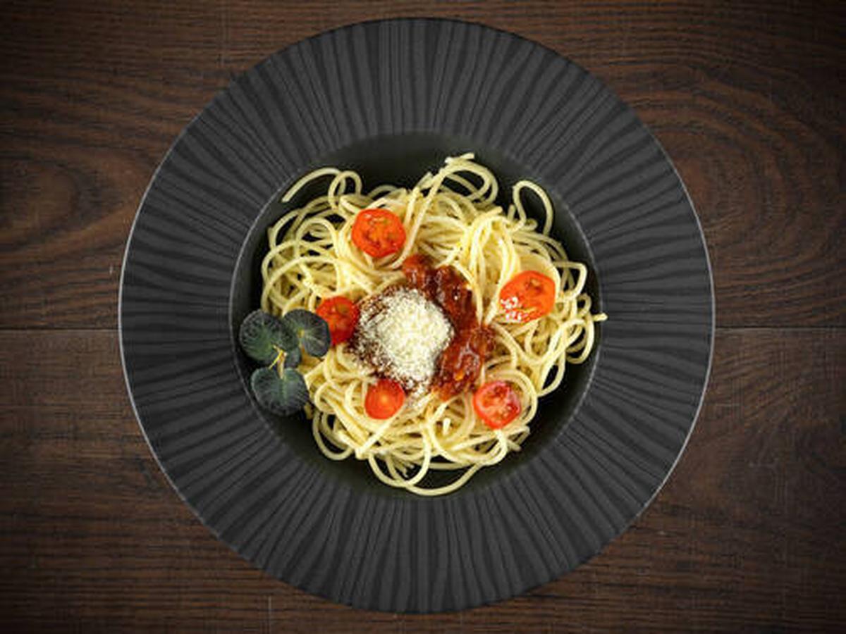 PASTATELLER 21823 VESUVIO BLACK, PASTASET - Anthrazit, Trend, Keramik (27cm) - Creatable