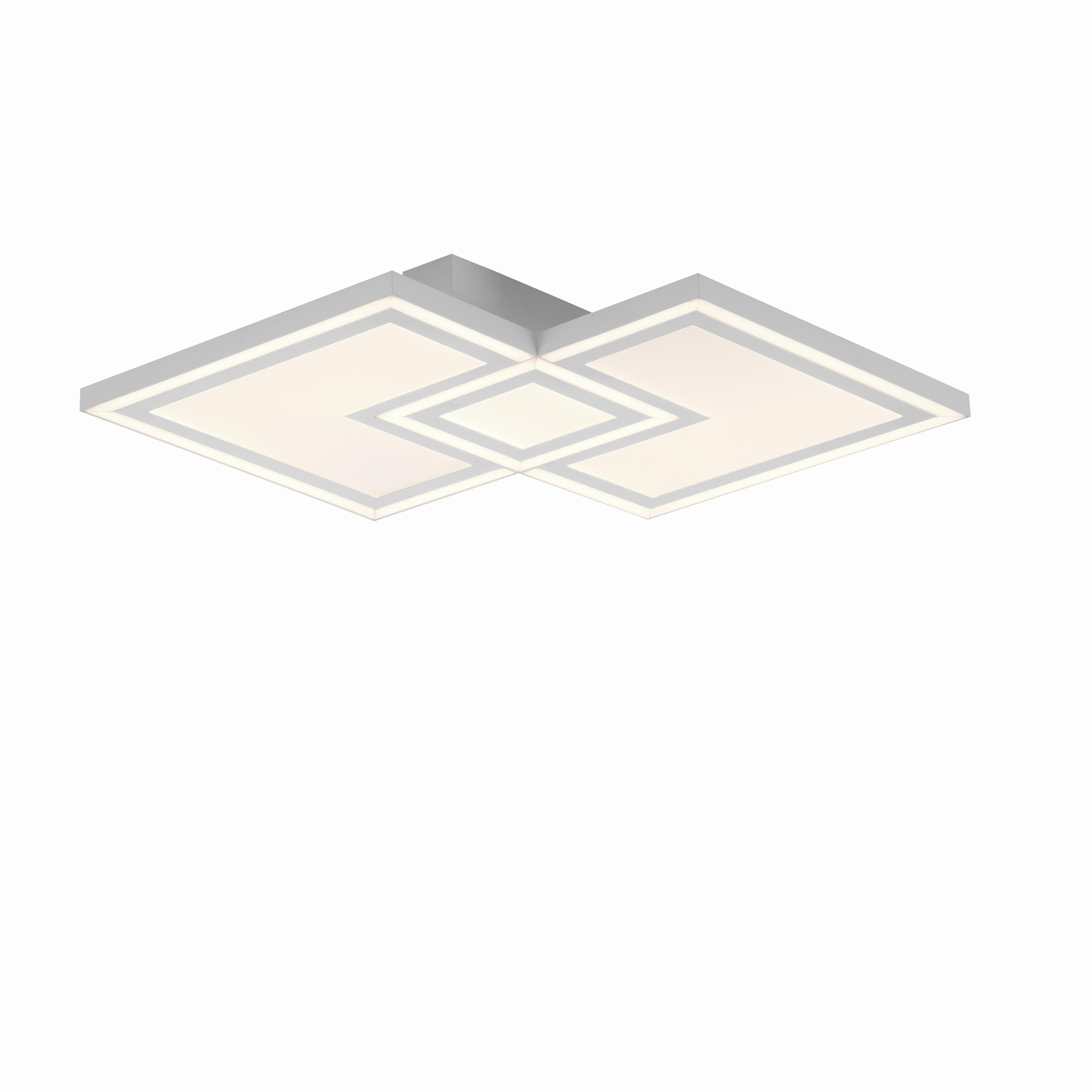 LED-Deckenleuchte Bedging max. 40 Watt - Kunststoff/Metall (40/40/6cm)