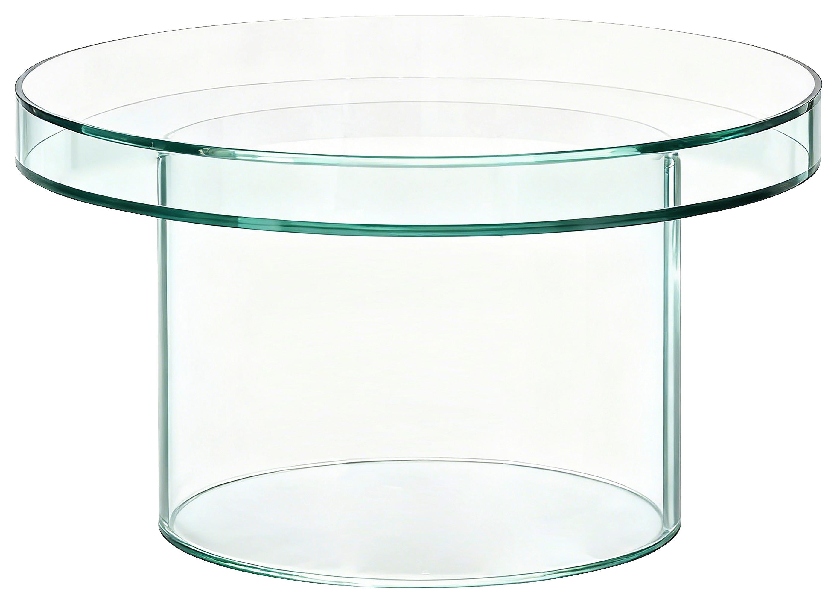 Couchtisch Retro Transparent - Transparent, LIFESTYLE, Kunststoff (55/55/30cm) - Mömax