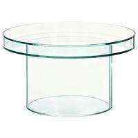 Couchtisch Retro Transparent - Transparent, LIFESTYLE, Kunststoff (55/55/30cm) - Mömax