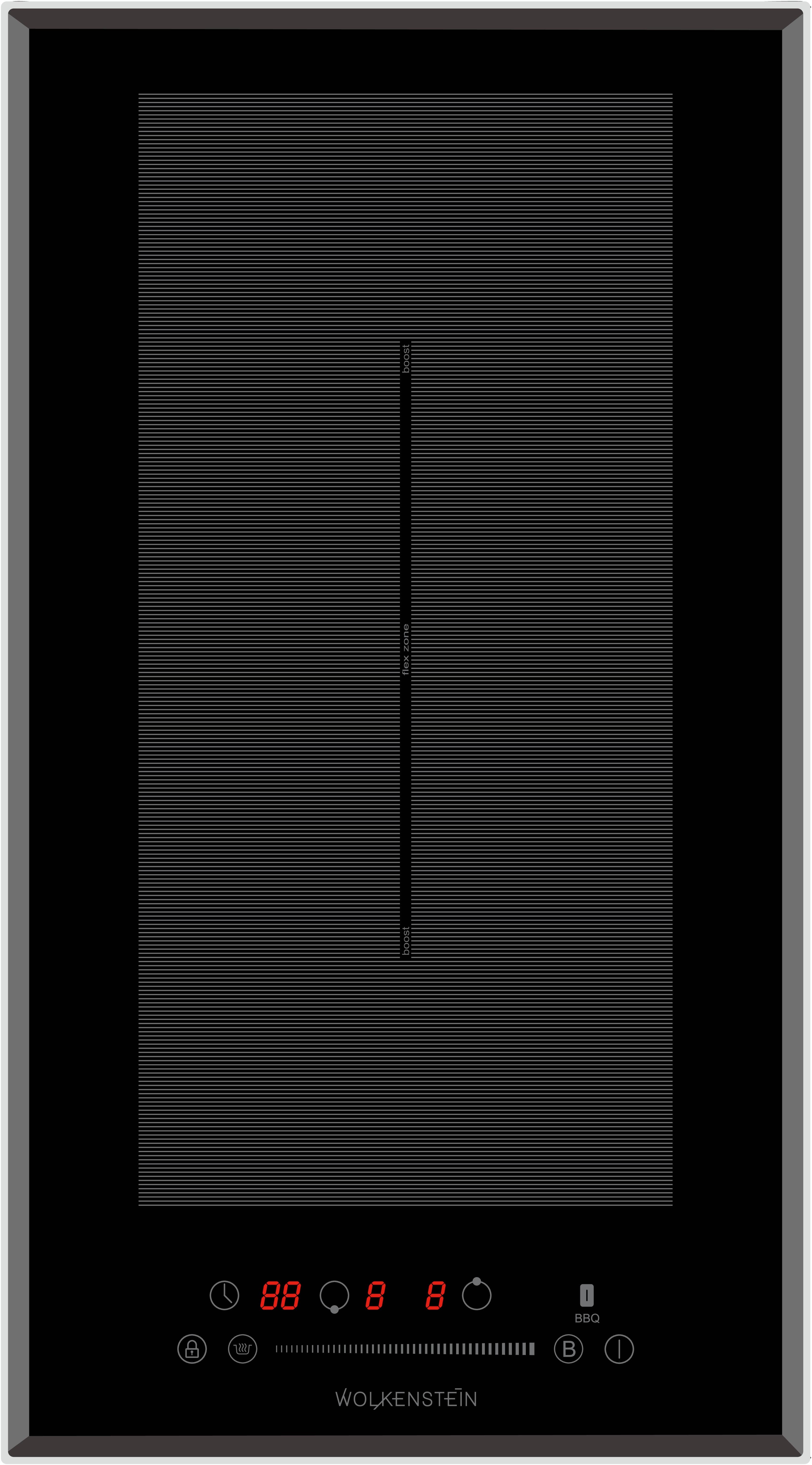 Induktionskochfeld Wif2 Schwarz - Basics, Glas (28.8/5.7/52cm) - Wolkenstein