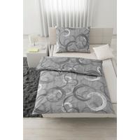 Posteljina New Circles 140x200/60x80cm - siva, tekstil (140/200cm) - Modern Living