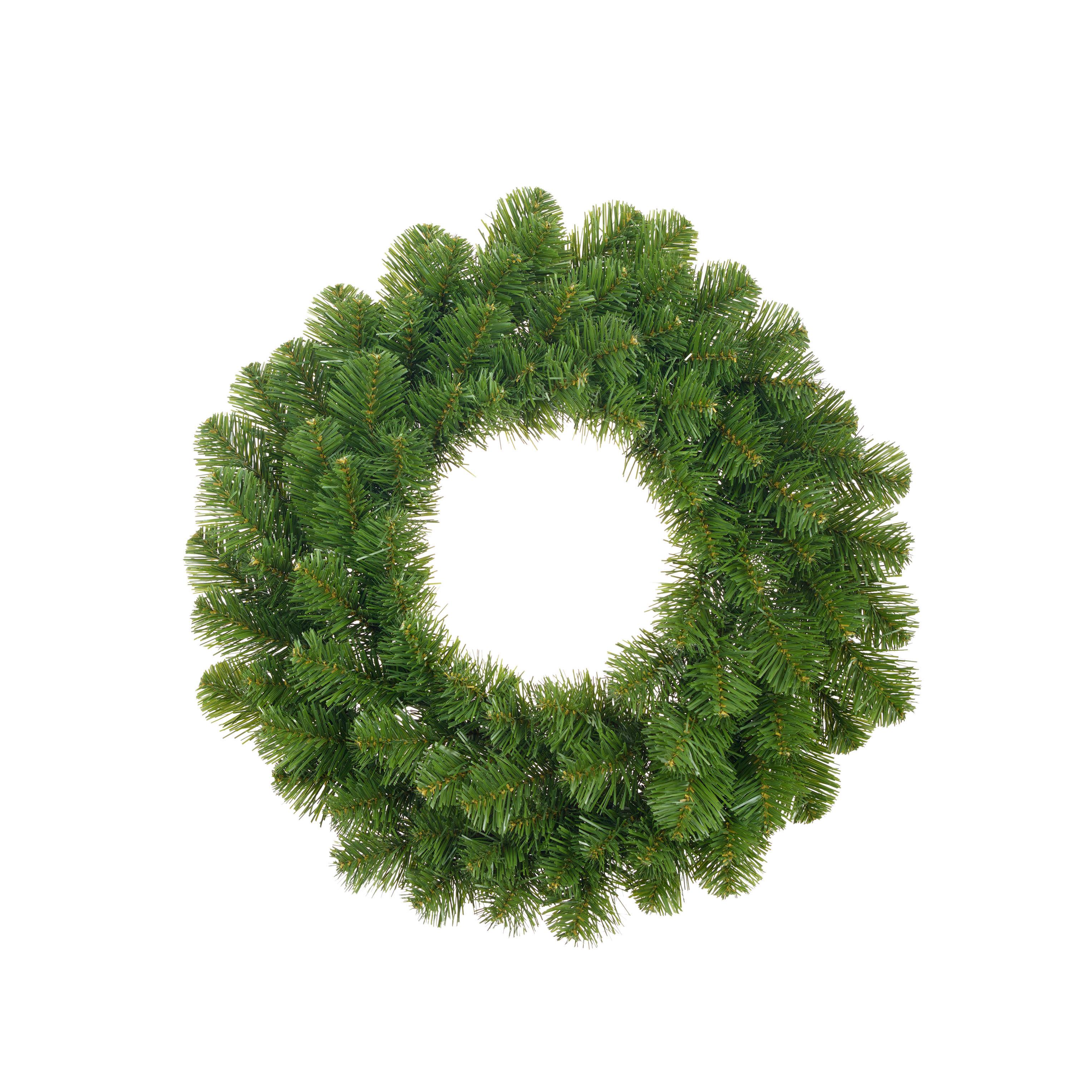 Kranz Norton Grün - Grün, Konventionell, Kunststoff (35cm) - Modern Living