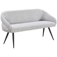 Klop Royal, Siva, Črna - siva/črna, Moderno, kovina/tekstil (150/82/62cm) - Livetastic