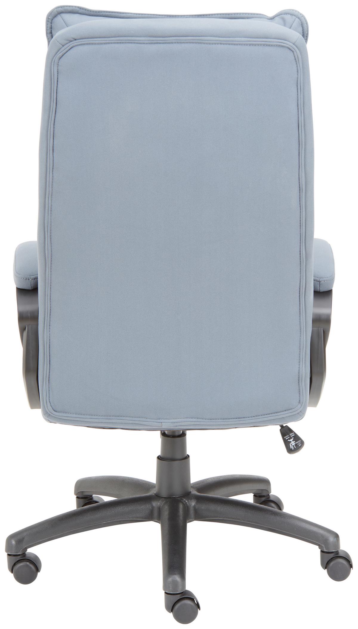 FOTEL SZEFA COZY - czarny/szary, Konventionell, tworzywo sztuczne/metal (64/109-117/73cm) - Venda