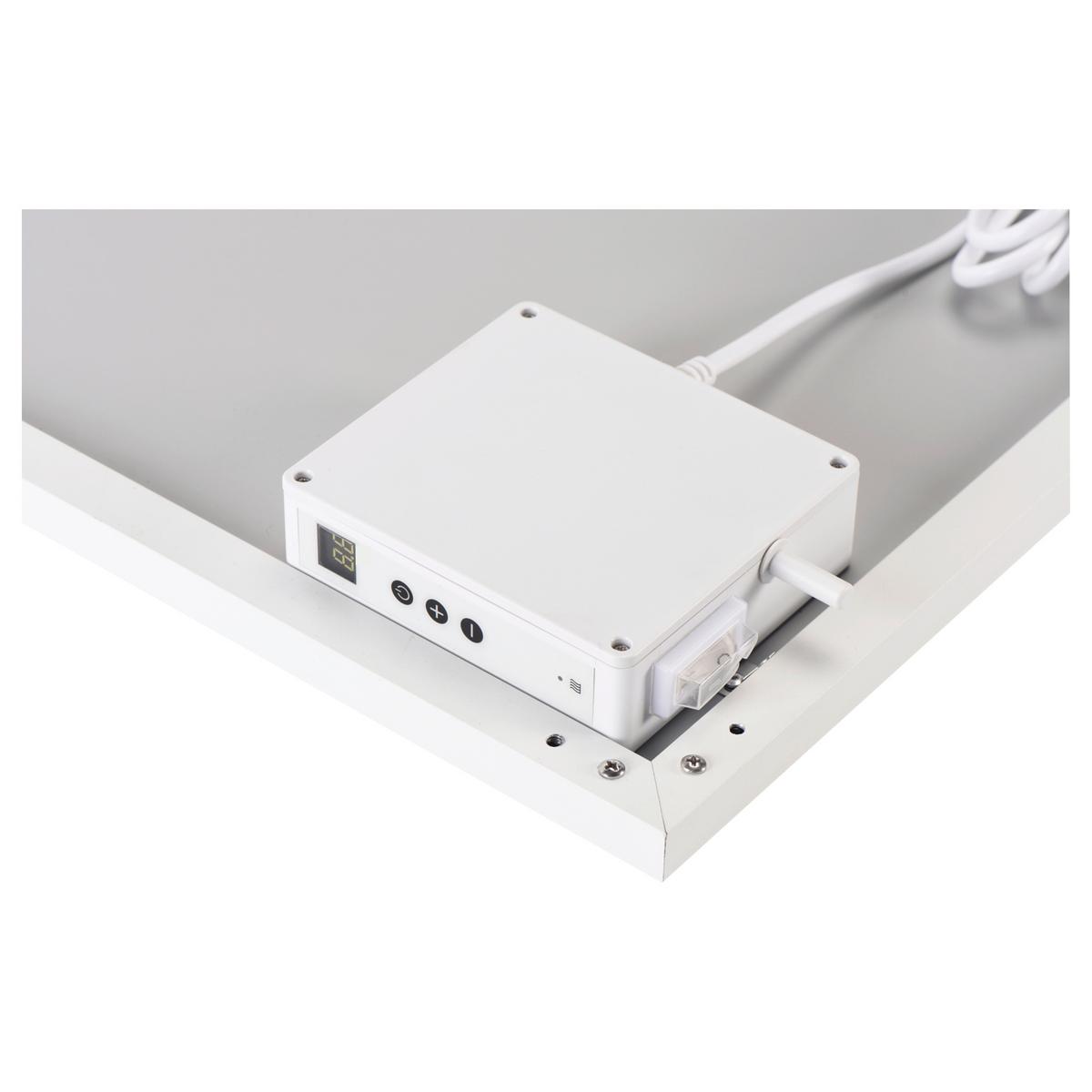 Infrarot-Heizpaneel Weiß max. 500 Watt - Weiß, Basics, Kunststoff/Metall (700/60/5cm)