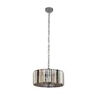 Függőlámpa Chapeau 82101-3cc - krómszínű/borostyánszínű, Konventionell, üveg/fém (35/136cm)