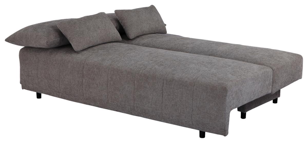 Sofa Daisy - sivo-braon/braon, Moderno, drvo/tekstil (194/89/87cm) - Mömax