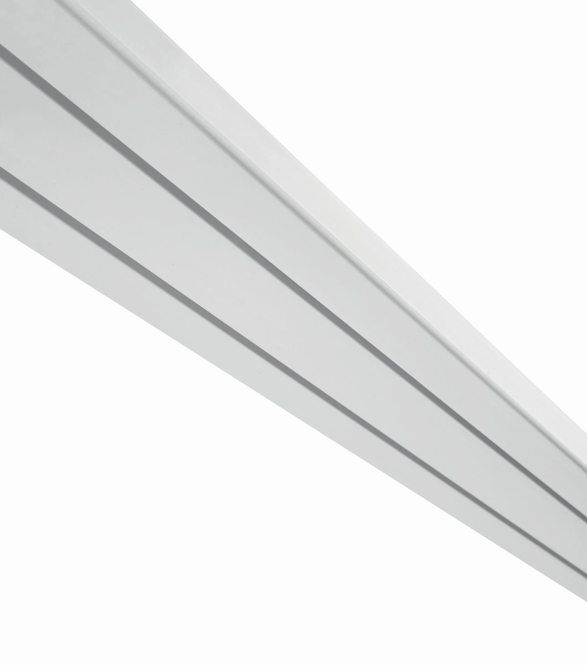 Vorhangschiene Amelia Weiss, ca. 180cm - Weiss, Kunststoff (180/7.8/1.7cm) - Modern Living