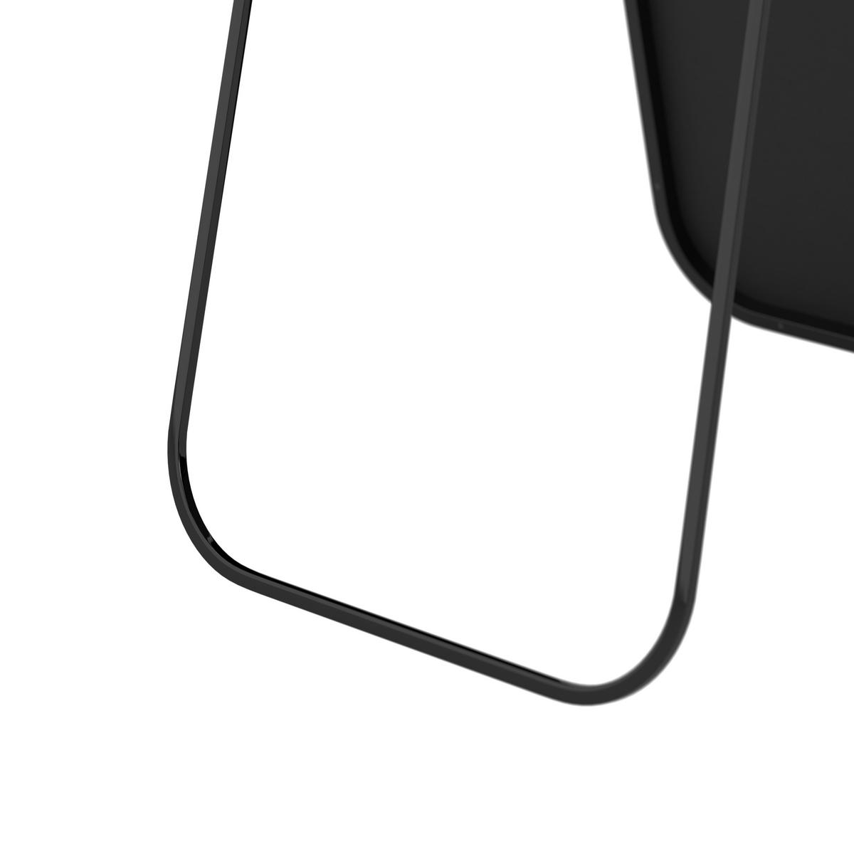 Spiegel Liv Schwarz ca. 41x154x68,5 cm - Schwarz, MODERN, Glas/Metall (41/154/68,5cm) - Bessagi Home