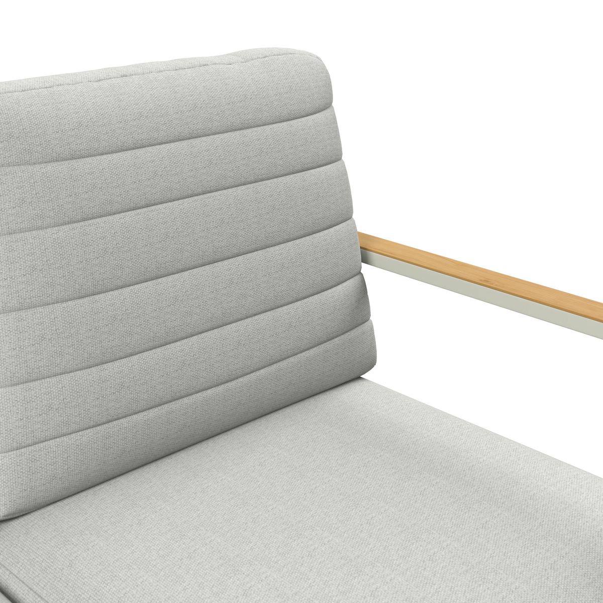 Kerti Garnitúra Garda - világosszürke/natúr színű, Modern, műanyag/textil